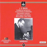 Urania SP : Arrau - Bach Golberg Variations, Chromatic Fantasy